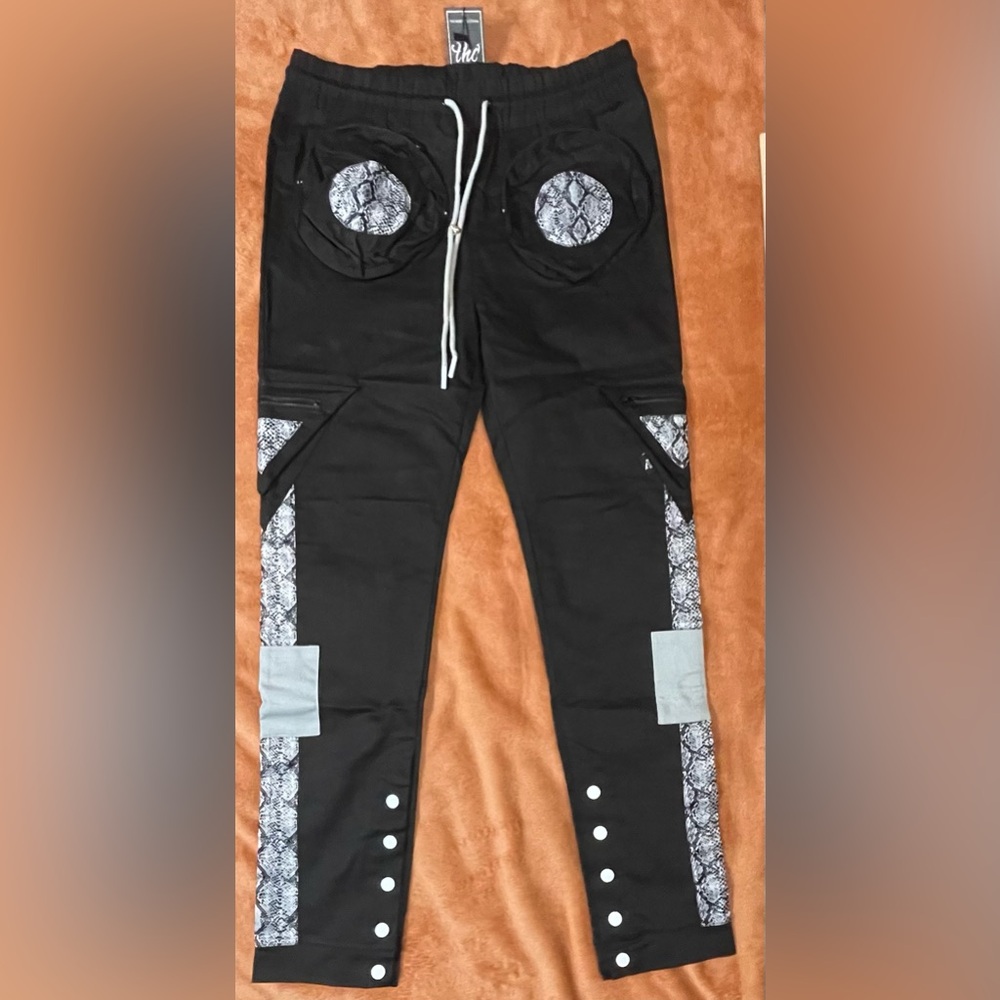The Hideout Clothing Co. Jeans The Coup Medium Elastic Waist Black /500 Unisex